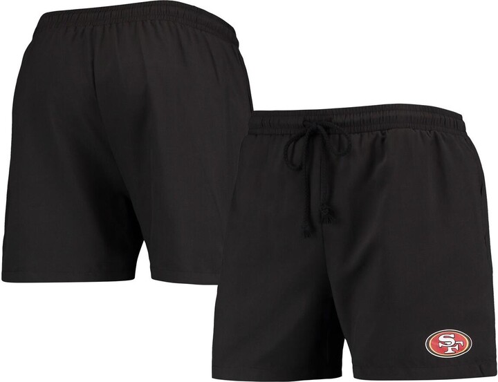 Men's Foco Black San Francisco 49ers Magic Print Palm Traditional Swim