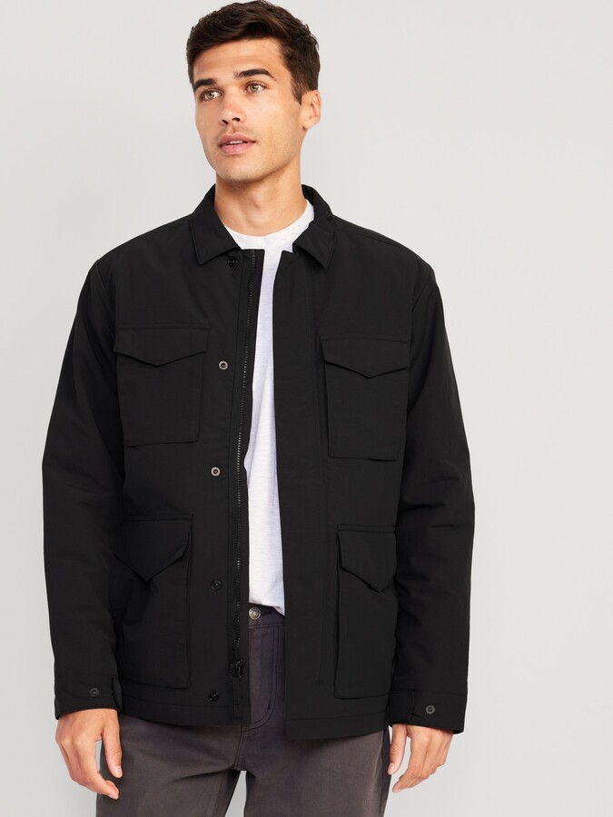 Dynamic Fleece Textured Jacquard Zip Jacket for Men