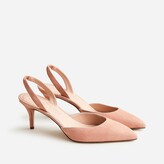 Thumbnail for your product : J.Crew Colette slingback pumps in suede