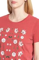 Thumbnail for your product : Lucky Brand Flowers Distressed Tee