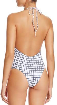 Tavik Carmel Grid One Piece Swimsuit