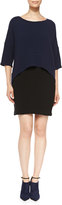 Thumbnail for your product : Derek Lam 10 Crosby Two-Layer Dropped Shoulder Dress