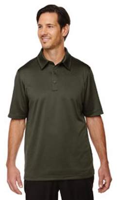 Ash City North End City - North End Men's Exhilarate Coffee Charcoal Performance Polo with Back Pocket