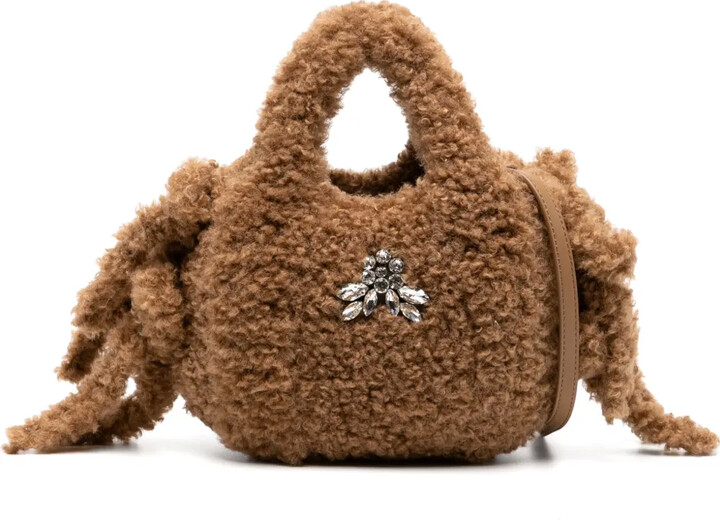 【Simone Rocha】 Baby Egg teddy tote bag 24143404_55714805_600.jpg