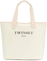 Thumbnail for your product : Twin-Set logoed heart tote bag