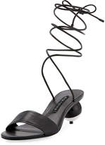 Thumbnail for your product : Alice + Olivia Coraline StaceFace Kitten-Heel Sandal