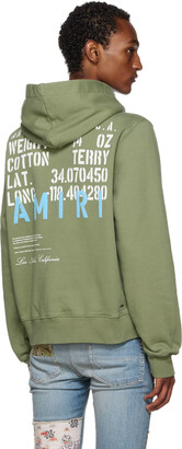 Amiri Khaki Military Specs Hoodie - ShopStyle