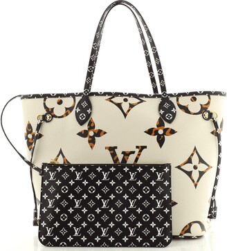 Louis Vuitton Neverfull NM Tote Limited Edition Jungle Monogram Giant MM -  ShopStyle
