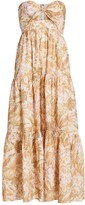 Thumbnail for your product : Zimmermann Moonshine Andie Strapless Floral Midi-Dress