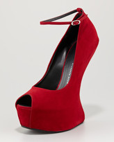 Thumbnail for your product : Giuseppe Zanotti Heel-Less Ankle-Strap Pump