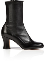 Thumbnail for your product : Marc Jacobs Stretch Leather Ankle Boots in Black