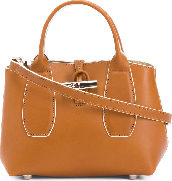 Longchamp Made In France Leather Roseau Crossbody Tote ShopStyle