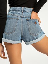 Thumbnail for your product : Abrand A High Relaxed Short in Blue Denim