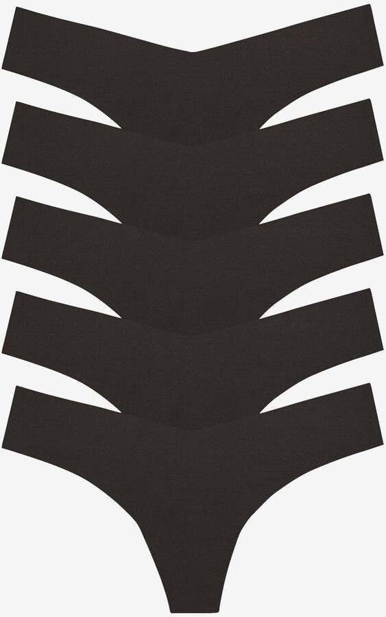 Commando Classic Solid Thong 5-Pack