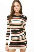 Thumbnail for your product : Forever 21 Striped Sweater Dress