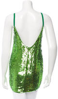Thumbnail for your product : Catherine Malandrino Silk Sequined Top