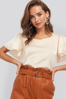 Thumbnail for your product : NA-KD Sweetheart Short Sleeve Blouse