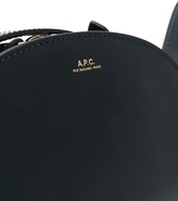 Thumbnail for your product : A.P.C. Demi-Lune leather shoulder bag