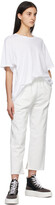 Thumbnail for your product : MM6 MAISON MARGIELA White Crop Lounge Pants