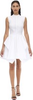 Thumbnail for your product : Alexander McQueen Peplum Cotton Piquet Mini Dress