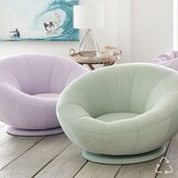 Thumbnail for your product : Pottery Barn Teen Chenille Washed Pool Groovy Swivel Chair