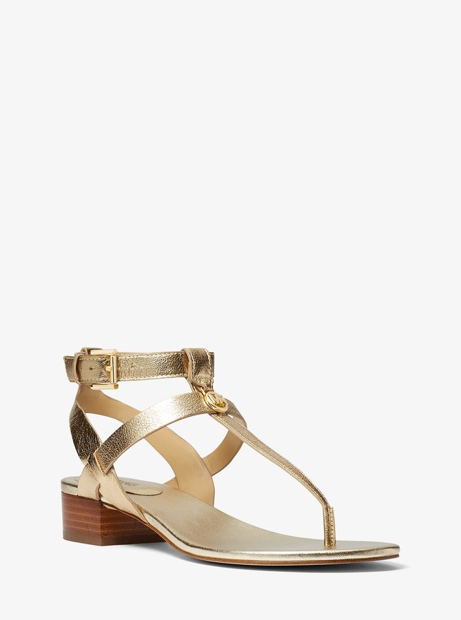 MICHAEL Michael Kors Gold Women's Sandals | Shop the world's largest  collection of fashion | ShopStyle