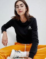 Thumbnail for your product : Converse Star Chevron Sweat Shirt In Black
