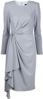 Thumbnail for your product : Badgley Mischka Draped Sash Wrap Dress