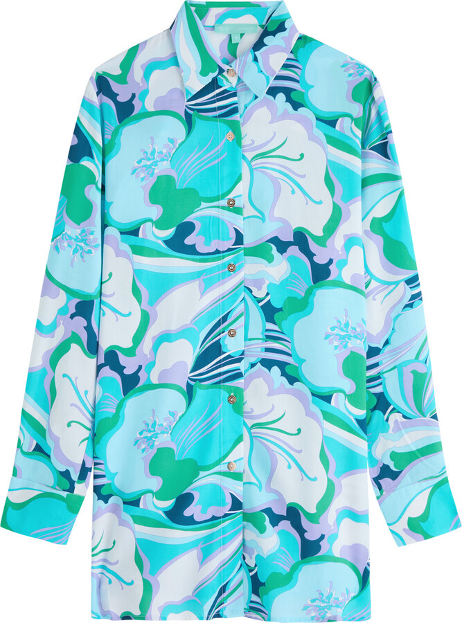 Melissa Odabash Paige Printed Shirt