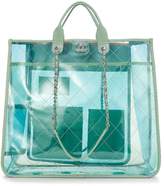 Thumbnail for your product : Chanel Multicolor Quilted Vinyl Coco Splash Shopping Tote Large