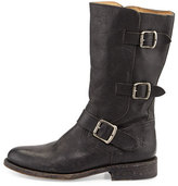 Thumbnail for your product : Frye Jayden Leather Moto Boot, Black