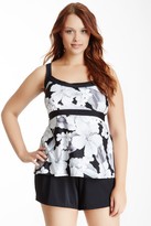 Thumbnail for your product : Beach Belle Casablanca Empire Tankini Top (Plus Size)