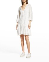 Thumbnail for your product : Johnny Was Maurice Eyelet Flounce Dress