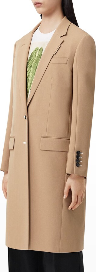 Burberry Single Breasted Coats | Shop the world's largest ...