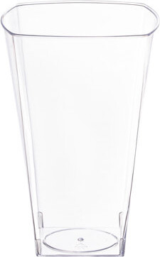 Smarty Had a Party 10 oz. Clear Square Plastic Cups