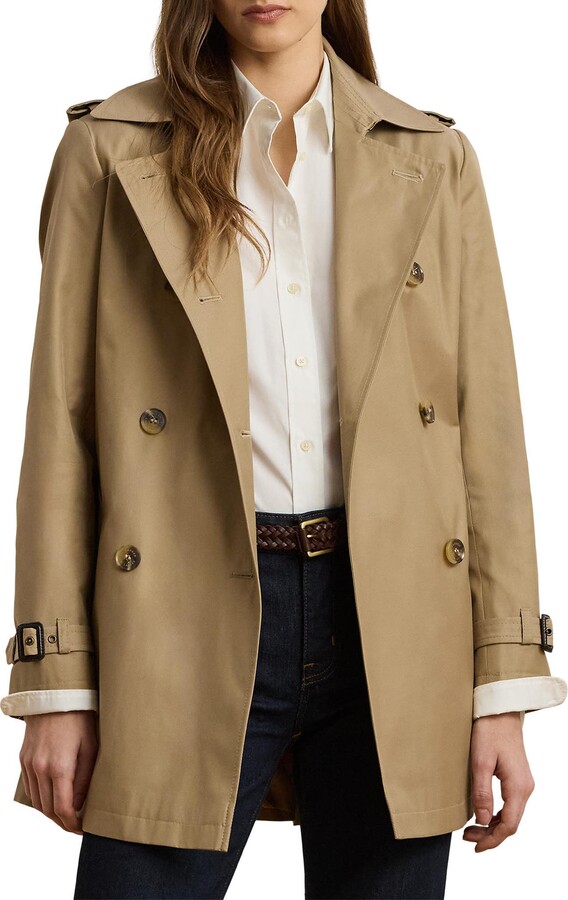 Lauren Ralph Lauren Ainsworth Double Breasted Trench Jacket