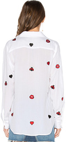 Thumbnail for your product : Lauren Moshi Paula Button Up Shirt in White