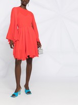 Thumbnail for your product : MSGM Flounce-Sleeve Knee-Length Dress