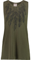 Thumbnail for your product : Haute Hippie Printed Modal-Jersey Tank