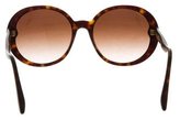 Thumbnail for your product : Miu Miu Matte Tortoiseshell Sunglasses