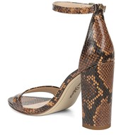 Thumbnail for your product : Sam Edelman Yaro Snakeskin Embossed Block Heel Sandal
