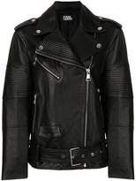 Thumbnail for your product : Karl Lagerfeld Paris oversized biker jacket