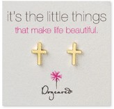 Thumbnail for your product : Dogeared Simple Cross Earrings