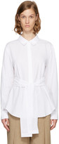 T by Alexander Wang - Chemise blanche Tie Front