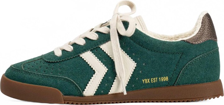 Yellow Box Women's Neevan Lace Up Sneaker In Green