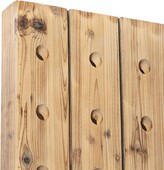 Thumbnail for your product : Peyton Lane Rustic Rectangle Brown Wood Wall Wine Rack