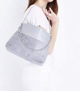 Thumbnail for your product : New Look Dark Grey Chain Shoulder Bag