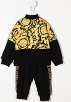 Thumbnail for your product : Versace Children Baroque-Pattern Print Tracksuit