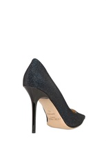 Thumbnail for your product : Jimmy Choo 100mm Abel Lame Glittered Leather Pumps