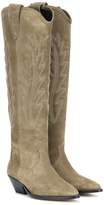 Thumbnail for your product : Isabel Marant Denzy suede cowboy boots